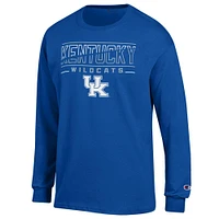 Kentucky Champion Split Color Straight Long Sleeve Tee