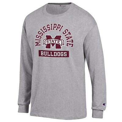 Mississippi State Champion Arch Logo Pill Long Sleeve Tee