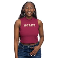 Florida State Zoozatz Mock Neck Ribbed Tank Top