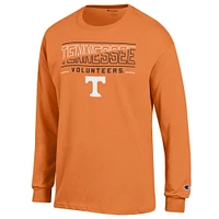 Tennessee Champion Split Color Straight Long Sleeve Tee