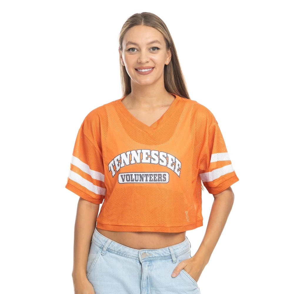 Tennessee Zoozatz V-Neck Mesh Football Tee