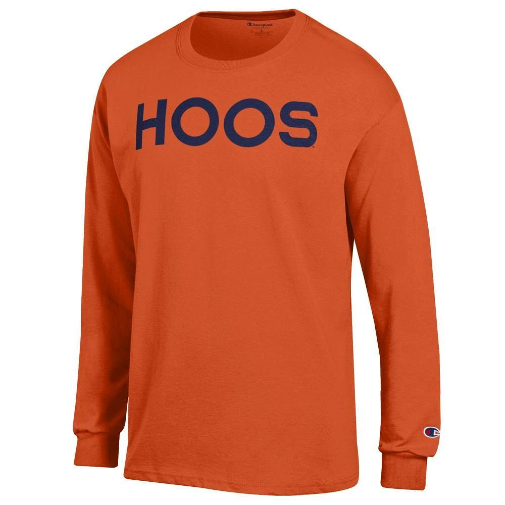 Virginia Champion Hoos Straight Long Sleeve Tee