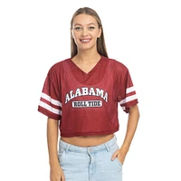 Alabama Zoozatz V-Neck Mesh Football Tee