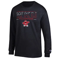 Western Kentucky Champion Split Color Straight Long Sleeve Tee