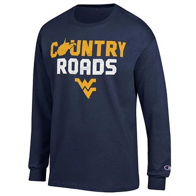 West Virginia Champion Country Roads Long Sleeve Tee