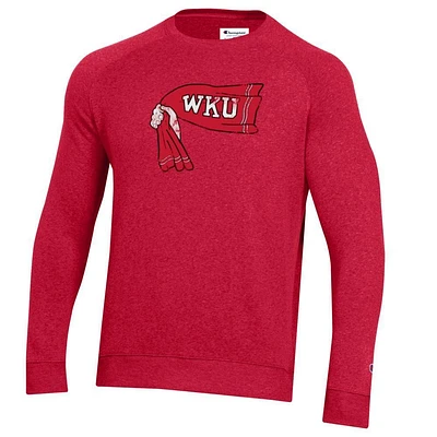 Western Kentucky Champion Vault Towel Triumph Fleece Raglan Crew