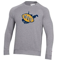 West Virginia Champion Vault State Triumph Fleece Raglan Crew