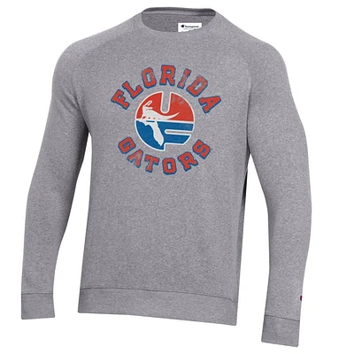 Florida Champion Vault Circle Triumph Fleece Raglan Crew