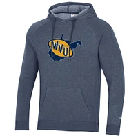 West Virginia Champion Vault State Triumph Fleece Raglan Hoodie