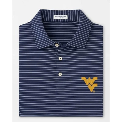 West Virginia Peter Millar Hemlock Performance Polo