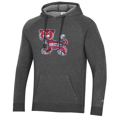 Clemson Champion Vault Triumph Fleece Raglan Hoodie