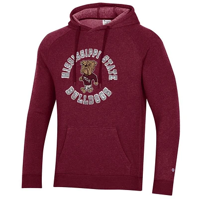 Mississippi State Champion Vault Bully Triumph Fleece Raglan Hoodie