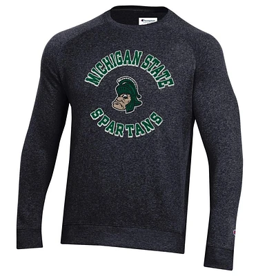 Michigan State Champion Vault Triumph Fleece Raglan Crew