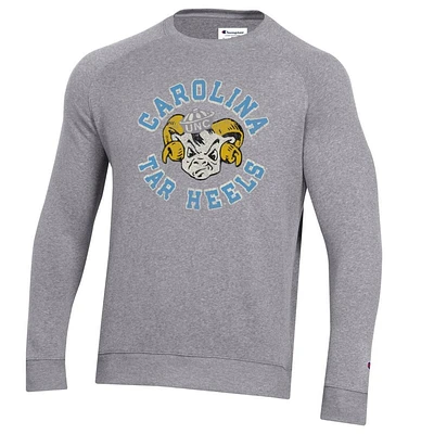 UNC Champion Vault Triumph Fleece Raglan Crew