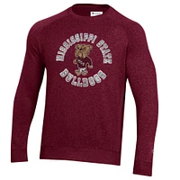 Mississippi State Champion Vault Bully Triumph Fleece Raglan Crew