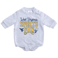 West Virginia Zoozatz Infant Sports Fan Fleece Onesie