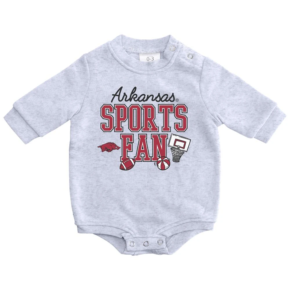 Arkansas Zoozatz Infant Sports Fan Fleece Onesie
