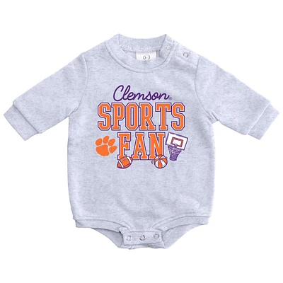 Clemson Zoozatz Infant Sports Fan Fleece Onesie