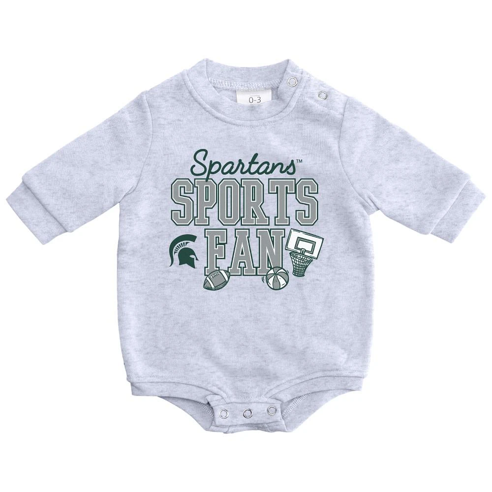 Michigan State Zoozatz Infant Sports Fan Fleece Onesie