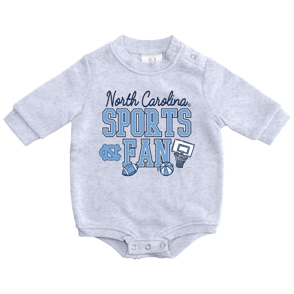 UNC Zoozatz Infant Sports Fan Fleece Onesie