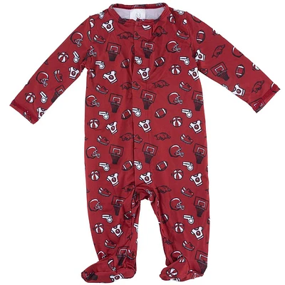 Arkansas Zoozatz Infant Sports Magnetic Footie