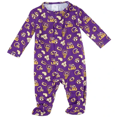 LSU Zoozatz Infant Sports Magnetic Footie