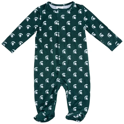 Michigan State Zoozatz Infant Magnetic Footie