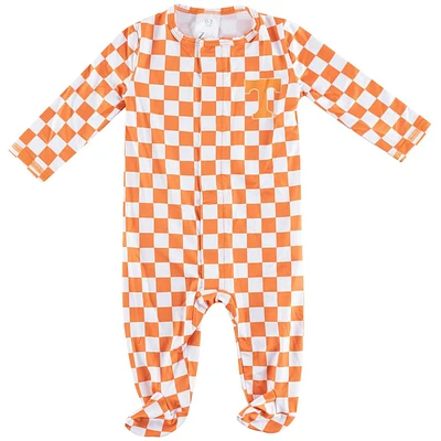 Tennessee Zoozatz Infant Checkerboard Magnetic Footie