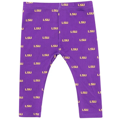 LSU Zoozatz Infant Leggings