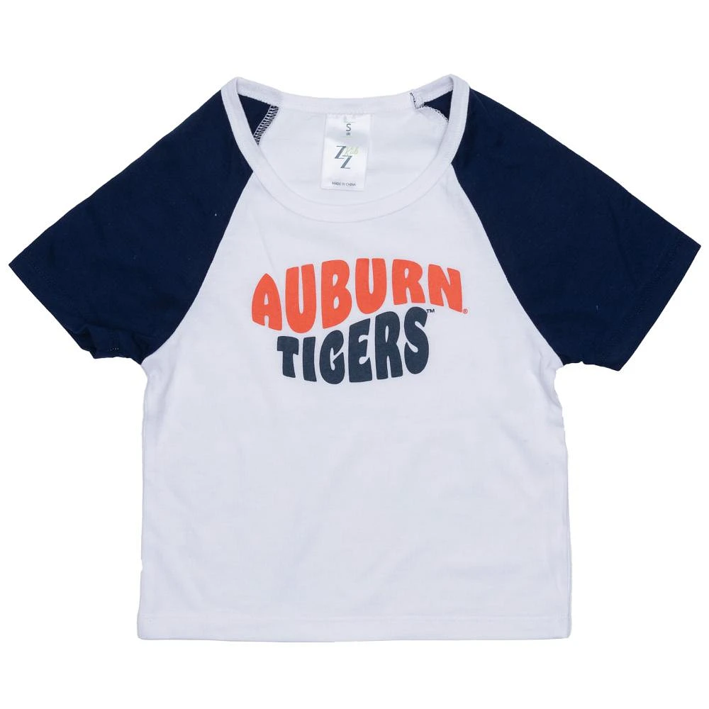 Auburn Zoozatz YOUTH Colorblock Raglan Tee