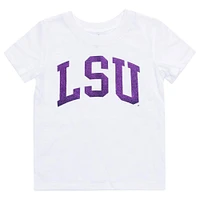 LSU Zoozatz Toddler Glitter Arch Wordmark Tee