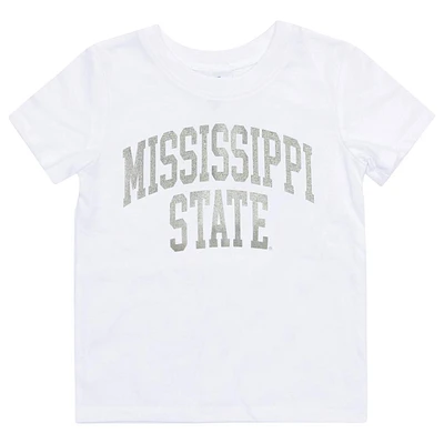 Mississippi State Zoozatz Toddler Glitter Arch Wordmark Tee