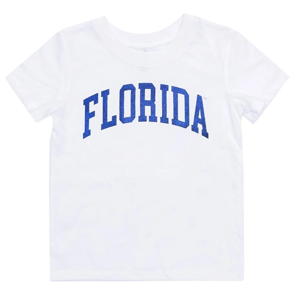 Florida Zoozatz Toddler Glitter Arch Wordmark Tee