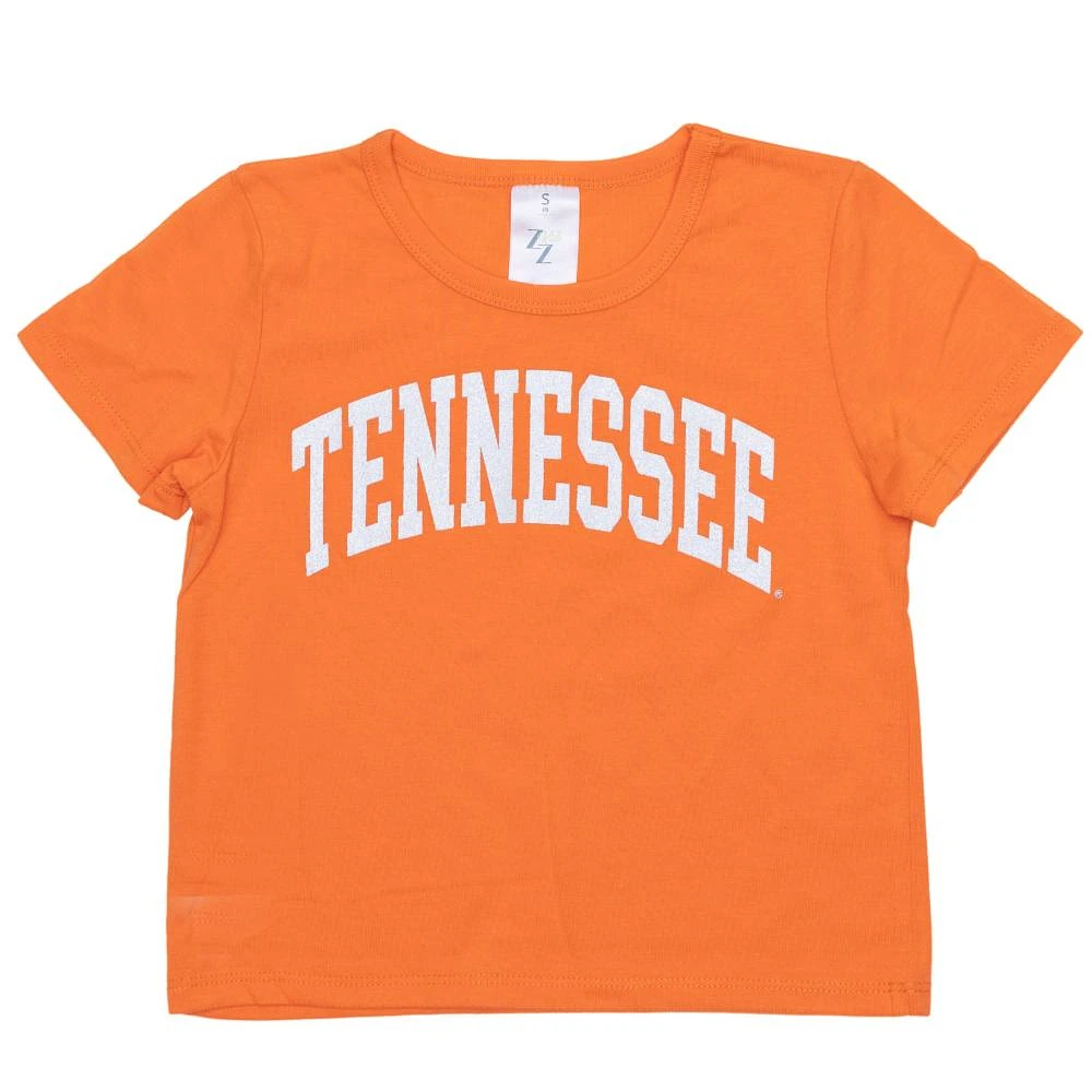 Tennessee Zoozatz YOUTH Glitter Arch Wordmark Tee