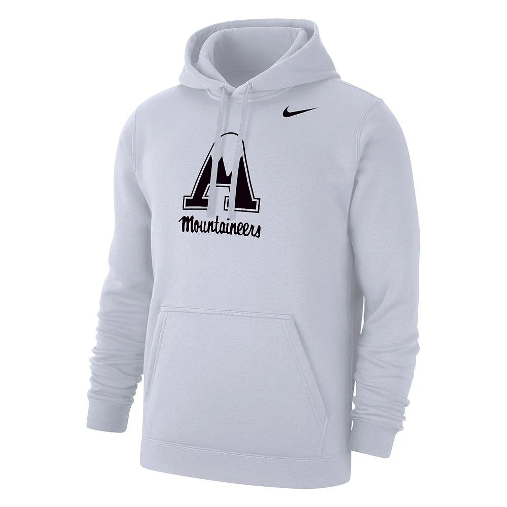 App State Nike Club Fleece White Out Hoodie