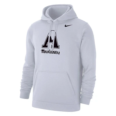 App State Nike Club Fleece White Out Hoodie