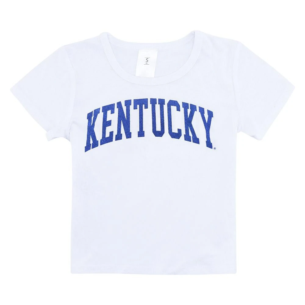 Kentucky Zoozatz YOUTH Glitter Arch Wordmark Tee