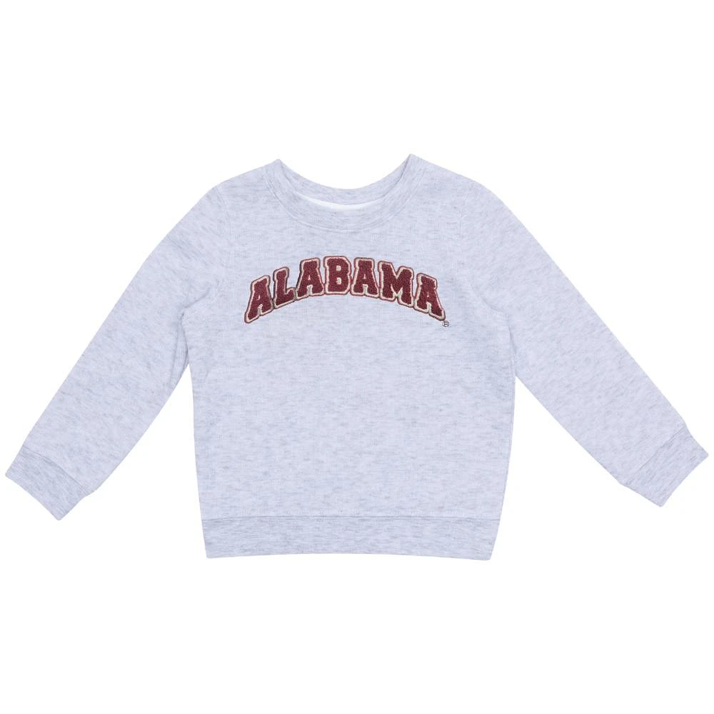 Alabama Zoozatz Toddler Outlined Chenille Fleece Crew