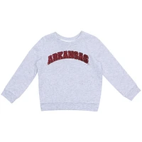 Arkansas Zoozatz Toddler Outlined Chenille Fleece Crew