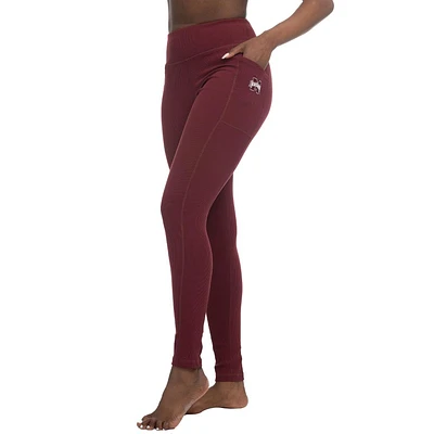 Mississippi State Zoozatz Rib Pocket Leggings