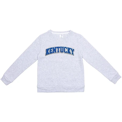 Kentucky Zoozatz YOUTH Glitter Arch Fleece Crew