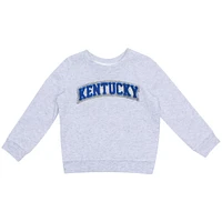 Kentucky Zoozatz Toddler Glitter Arch Fleece Crew