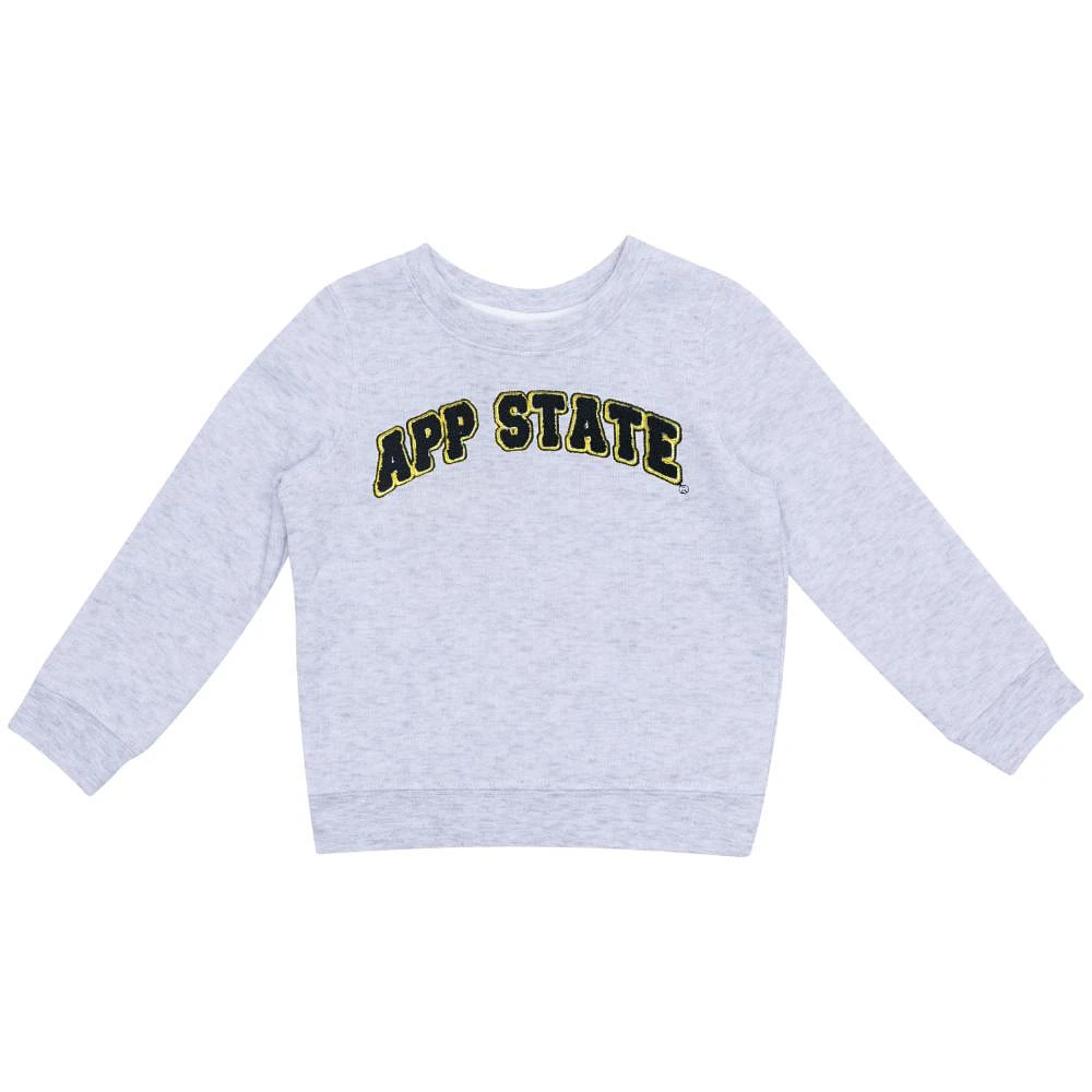 App State Zoozatz Toddler Outlined Chenille Fleece Crew