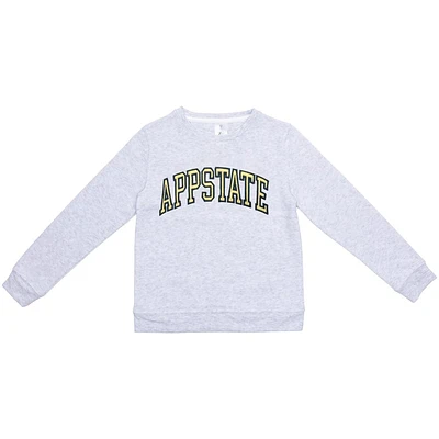 App State Zoozatz YOUTH Faux Suede Fleece Crew