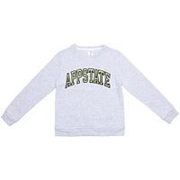 App State Zoozatz YOUTH Faux Suede Fleece Crew