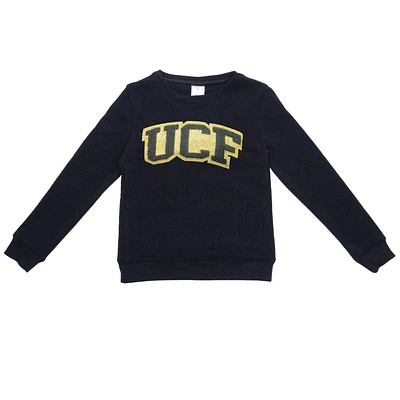 UCF Zoozatz Toddler Glitter Arch Fleece Crew