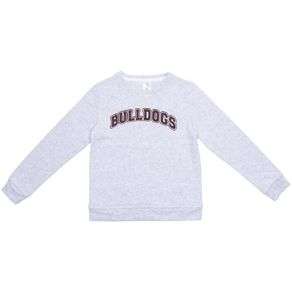 Mississippi State Zoozatz YOUTH Outlined Chenille Fleece Crew