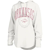 Arkansas Pressbox Women's Lawrence Long Sleeve Hooded Top