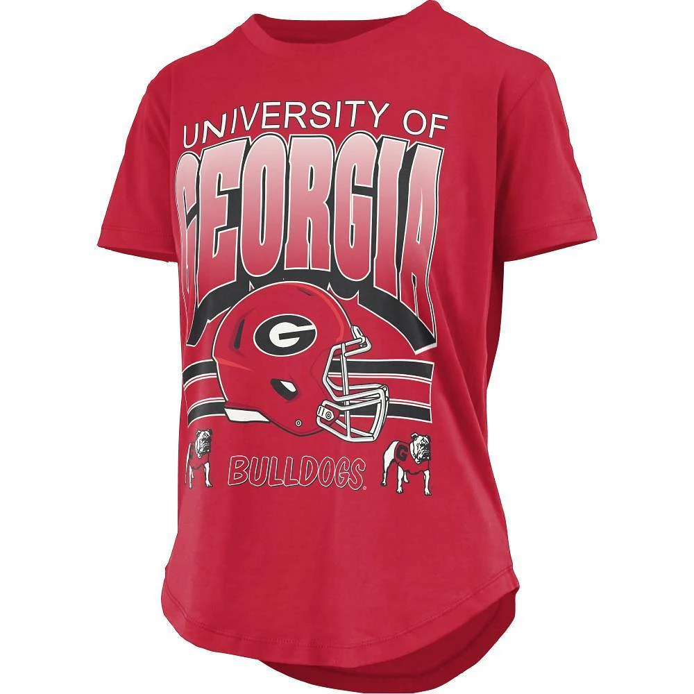 Georgia Pressbox Women's Sheffield Rounded Bottom Top