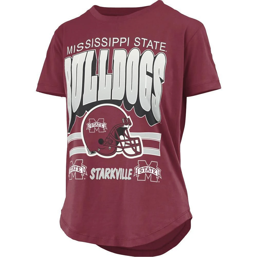 Mississippi State Pressbox Women's Sheffield Rounded Bottom Top